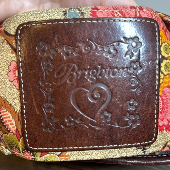 Brighton Ruth Straw Satchel Handbag Purse Shoulder Strap Heart Magnetic Snap - Picture 4 of 11